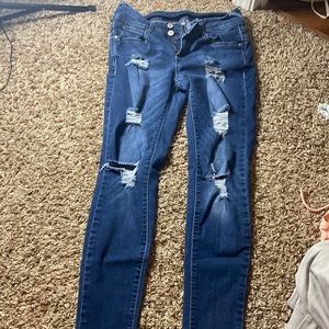 Wallflower Skinny Ripped Jeans